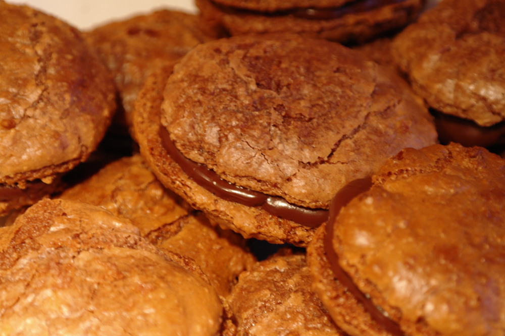 Macarons au chocolat