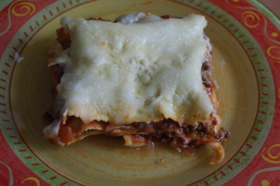 Lasagnes à la bolognaise