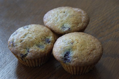 Muffins framboises-chocolat blanc