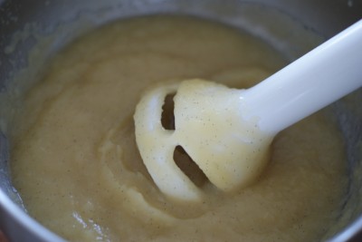 Compote de pommes à la vanille