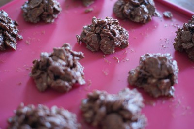 Petits tas de roses des sables