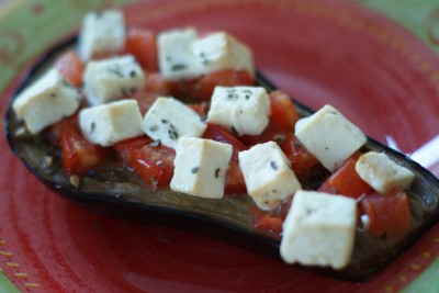 Aubergine tomate-fêta