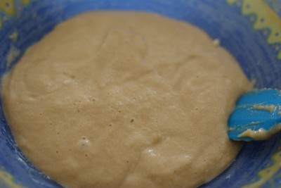 Pâte du biscuit aux amandes