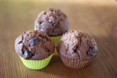 Muffins tout chocolat