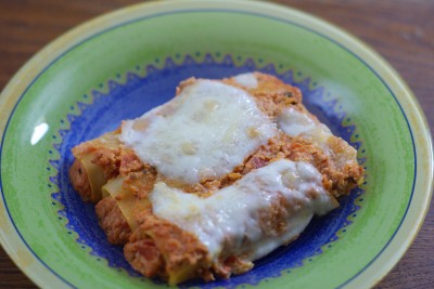 Cannelloni Tomate-Ricotta-Jambon